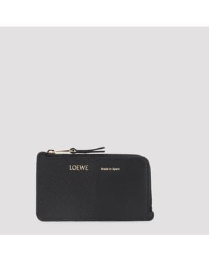 Loewe Duet Coin Cardholder - Black