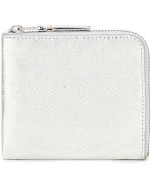 Comme des Garçons Wallet Compact Zipped Vachette & Purses - White