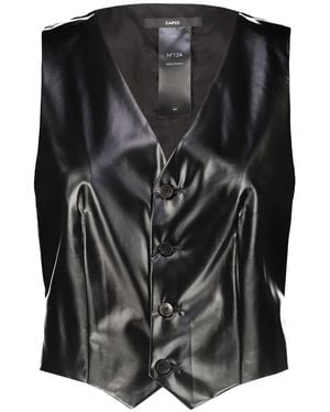 SAPIO N12A Waistcoat - Black