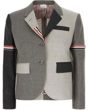Thom Browne Wool Blazer - Grey