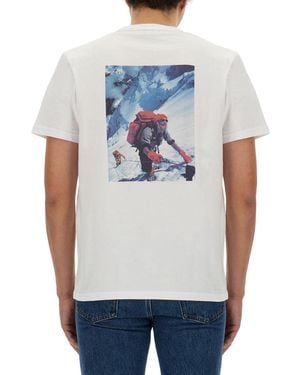 Woolrich Woolrich Logo Cotton T-Shirt - Gray