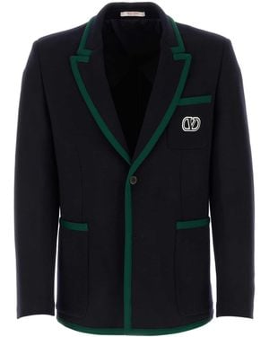 Valentino Garavani Blazer Viscose, Silk, Cotton in Black for