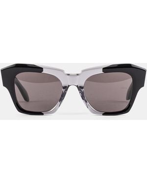 Maison AlaïA Two-Tone Square Sunglasses - Black