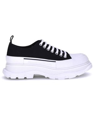 McQueen Tread Slick Sneakers - White