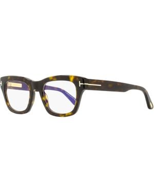 Tom Ford Block Signature Eyeglasses Tf6036-B 052 52Mm Ft6036 Plastic (Acetate) - Black