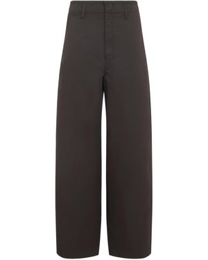 Lemaire Large Chino Trousers - Black