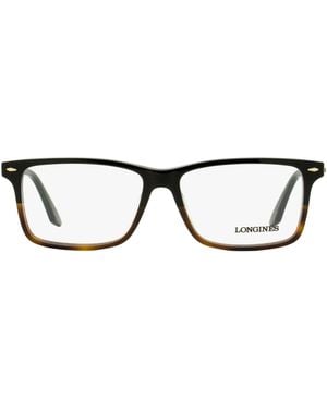 Longines Rectangular Eyeglasses Lg5032 005 57Mm Plastic(Acetate) - Black