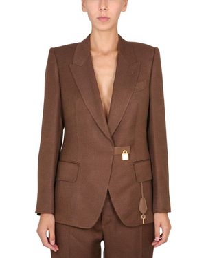 Tom Ford Padlocked Jacket - Brown