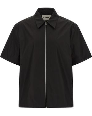 Jil Sander Cotton Blouse - Black