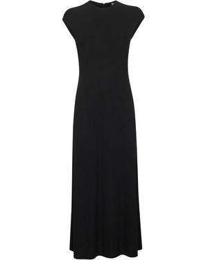 TOTEME Fluid Stretch Jersey Everyday Long Dress - Black