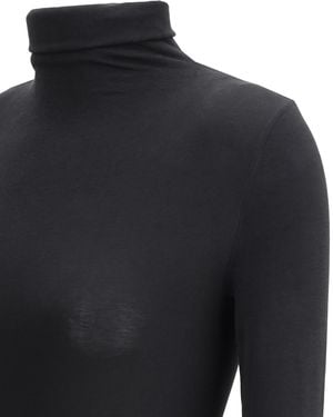 Wolford Colorado High-Neck Bodysuit Polyamide Tops - Blue