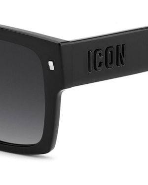 DSQUARED2 ICON Sunglasses Acetate Eyewear - Black