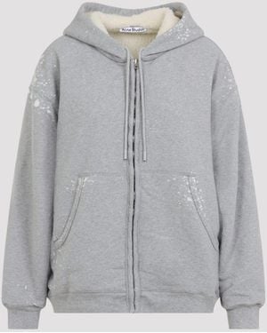 Acne Studios Cotton Hoodie - Gray