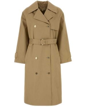 Michael Kors Cotton Trench Coat - Natural