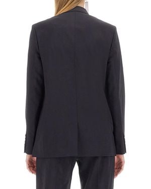 Isabel Marant Double-Breasted Jacket Viscose - Blue