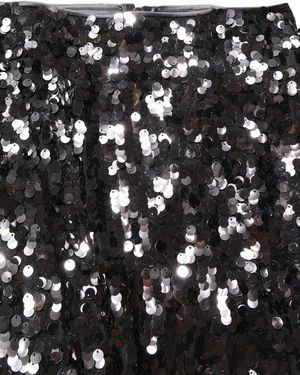 Dolce & Gabbana Sequinned Embellished Pencilcut Skirt Nylon - Black
