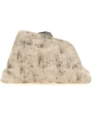 The Attico 'Day Off' Clutch - Natural