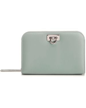 Ferragamo Mini Diana Clutch - Grey