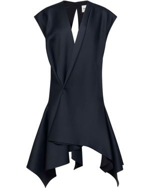 KHAITE Viscose Blend Merith Mini Dress - Blue
