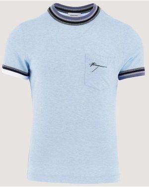 Ferragamo Light Short Sleeve Jumper - Blue