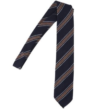 Cesare Attolini Ties Wool - Blue