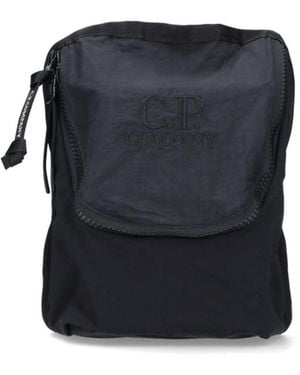 C.P. Company Mini Crossbody Bag Plane Paper Touch - Black