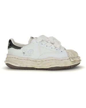 Maison Mihara Yasuhiro Blakey Trainers Upper: Fabric; Sole: Rubber - White