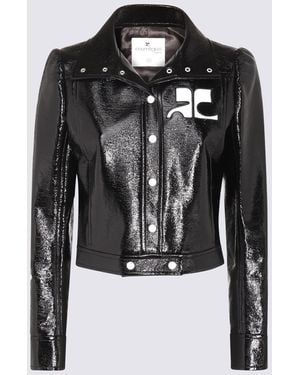 Courreges Vinyl Jacket "Reedition - Black