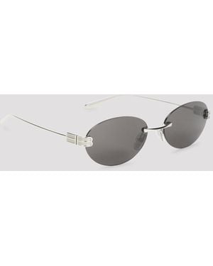 Balenciaga Oval Sunglasses Acetate Metal Glasses - Black