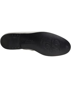 Dolce & Gabbana Leather Dg Logo Slip On Loafers Shoes - Black