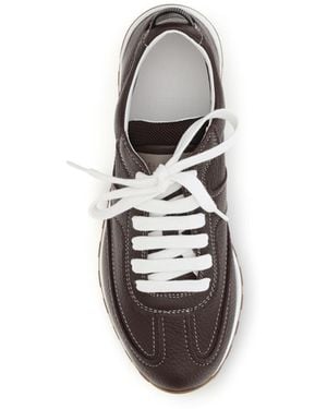 Brunello Cucinelli Leather Sneakers Sneakers - White