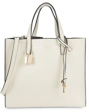 Marc Jacobs Mini Pebbled Tote - Natural