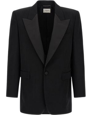 Saint Laurent 'Smoking' Blazer - Black