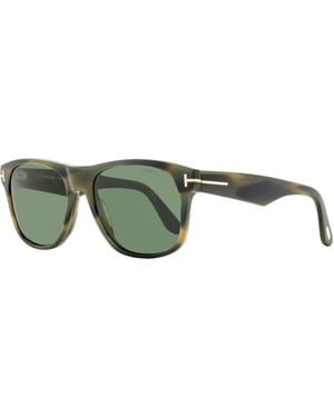 Tom Ford Marlon-02 Sunglasses Tf1284 55N 55Mm Ft1284 Plastic (Acetate) - Green