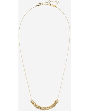 Bottega Veneta Bubble Necklace 18K-Plated Sterling - White