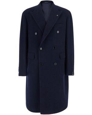 Tagliatore Coat Wool - Blue