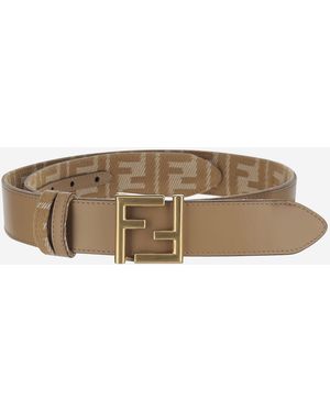 Fendi Reversible Belt - Brown