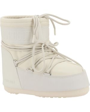 Moon Boot Icon Low Rubber Boots Sole - White