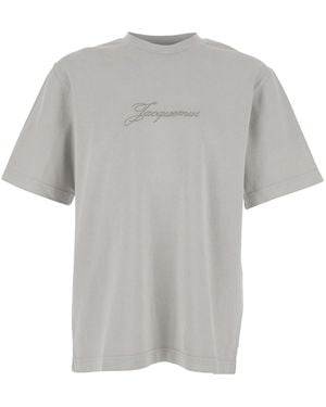 Jacquemus Le Tshirt Pigmento - Grey