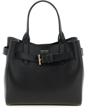 Tom Ford Audrey Small Handbag Calfskin Leather (Bos Taurus) Hand Bags - Black