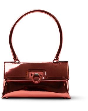 Ferragamo Trifolio Swing Bag - Red