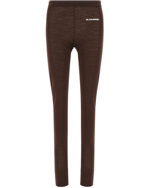 Jil Sander '029' Leggings - Brown
