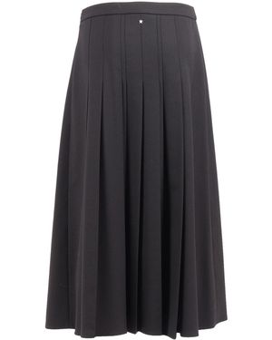 Lorena Antoniazzi Skirt Without Belt S-L Polyester Wool Elastane - Gray