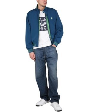 KENZO Relaxed Fit Jeans Cotton - Blue