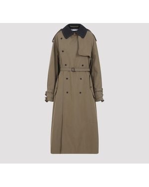Carven Ca307 Trench Coat - Natural