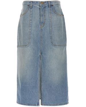 B Sides Hill Skirt Cotton - Blue