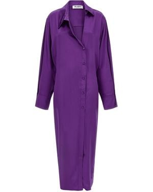 The Attico Chemisier Dress - Purple