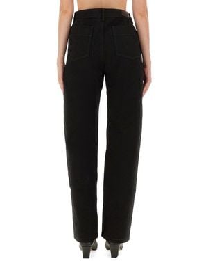 Lemaire Twisted Pants Cotton Pants - Black