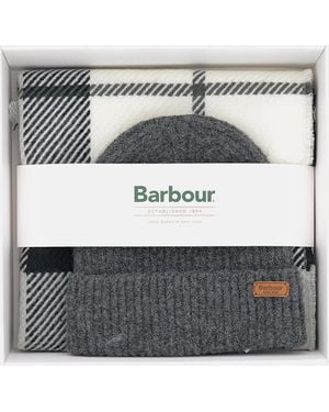 Barbour Hat And Scarf Gift Set - Multicolor