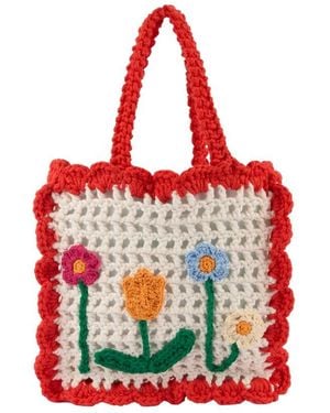 Stella McCartney Shoulder Bag Cotton - Red